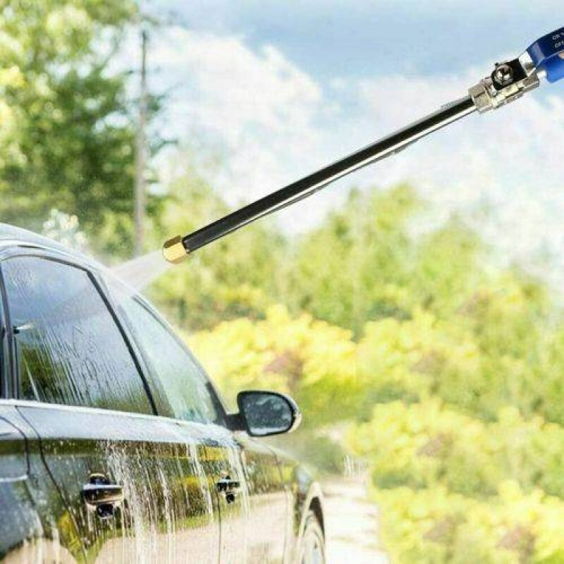 Auto Hochdruck Wasserpistole mit Düse Wasserlanze Sprühlanze für Gartenschlauch 